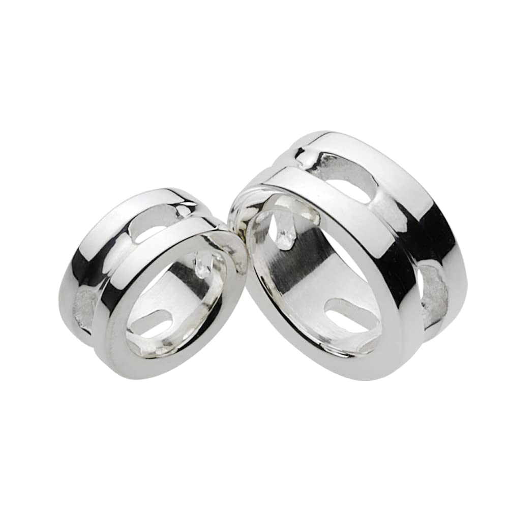 

Figmart Pair Rings, Simple Pendant with Zirconia [Silver Accessories] fp0312