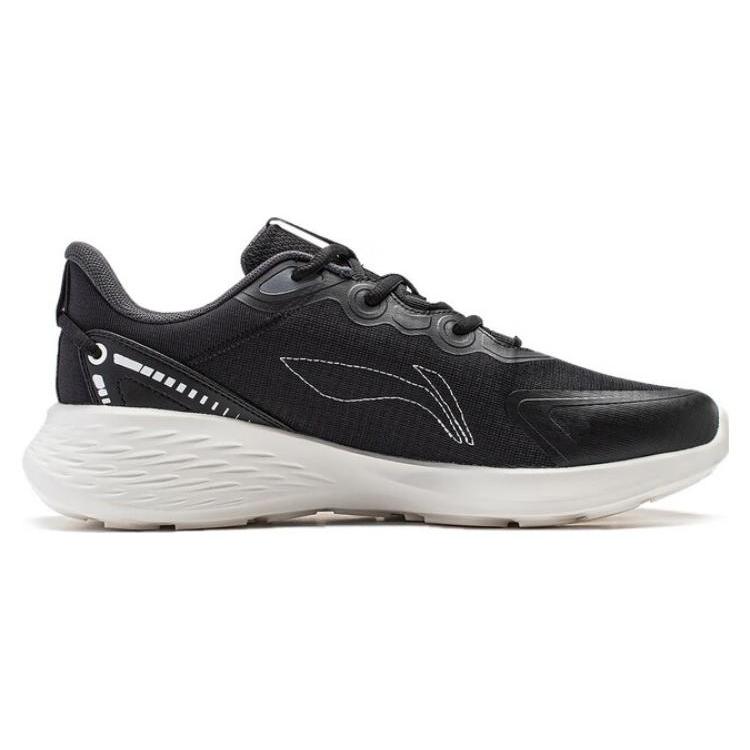 Li Ning Soft Slip Resistant Abrasion Resistant Low top Running Shoes Men's Black ARST047-1