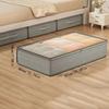 1 Large Under-bed Storage Box with Handles, Stackable Durable Non-woven Fabric Clothing Organizer, Space-saving Multifunctional Storage Solution