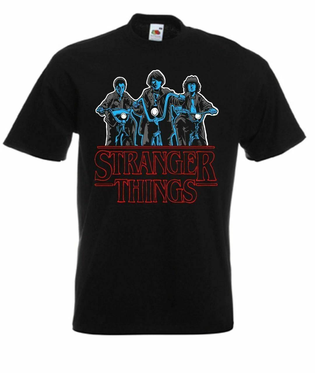Футболка Stranger Things 100% Хлопок Мужская Женская Футболки Топ 3XL