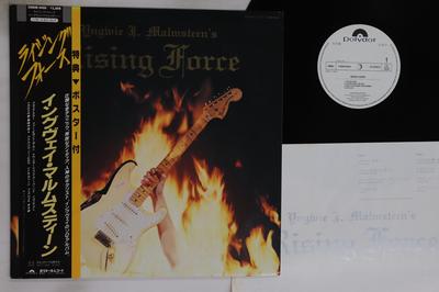 LP Record YNGWIE J. MALMSTEEN  Rising Force 28MM0400PROMO POLYDOR 1984 Japan Obi Metal Used