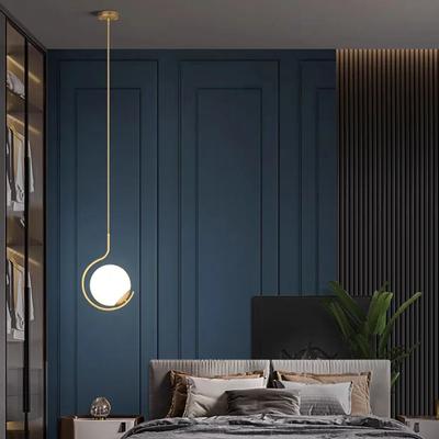 Moderne Pendelleuchte Nordic Minimalist Hängelampe Deckendekoration Glaskugel Wohnzimmer Schlafzimmer Esszimmer