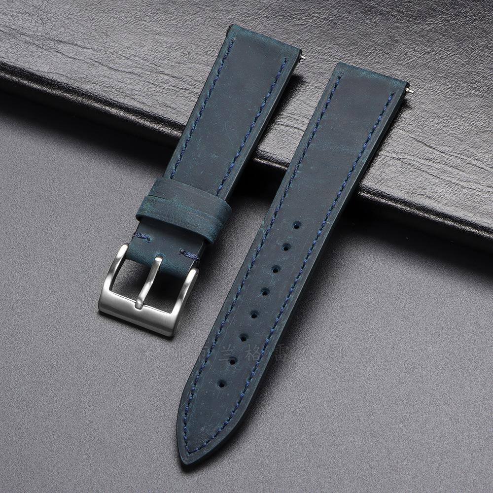 Cinturino a sgancio rapido in vera pelle per Huawei Watch 2 Pro 18/20/22mm