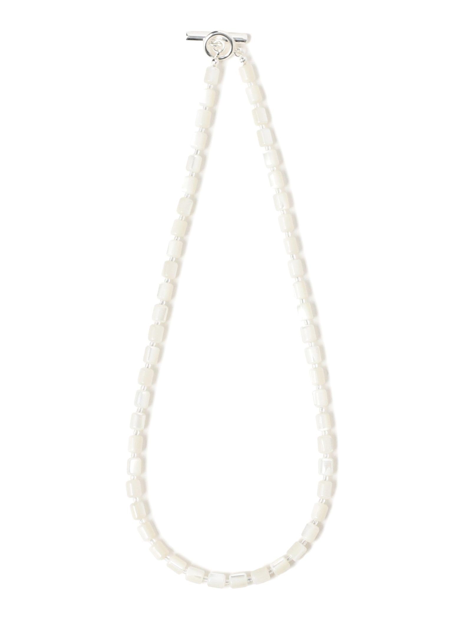 

Beams Boy ROSETTA PRAYER Shell Toggle Necklace for Women, White Cylinder, Free Size
