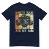 Monster Trucks Are My Jam Vintage Retro Monster Truck Tshirt Small