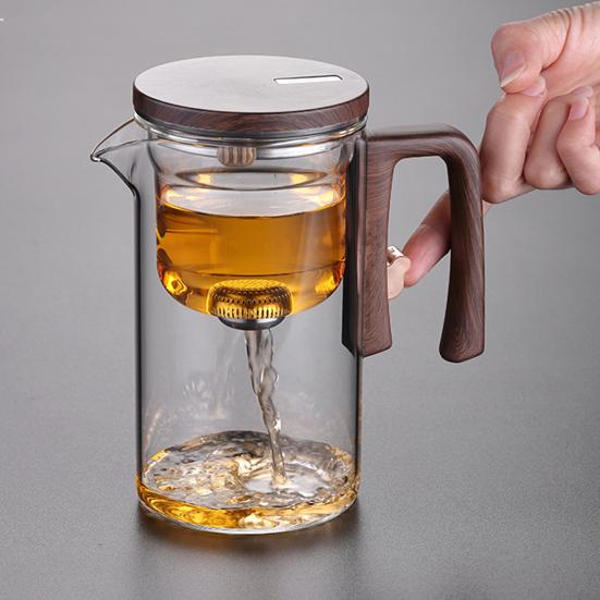Magic Teapot 600/720/800ml Glass Magnetic Teapot with Strainer Magnetic Water Separation Infuser Pot