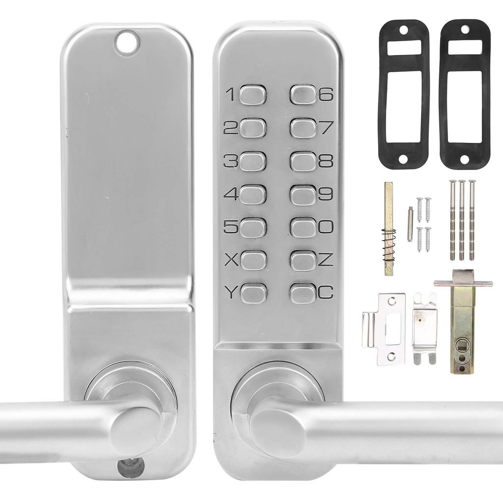 Digital Door Lock, 4-7 Digit Keypad Lock, Waterproof, Battery-Free, Secure, Anti-Theft Lock for Homes, Apartments, Hotels