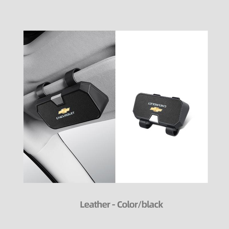 Boîte à lunettes pare-soleil de voiture Clip pour lunettes de soleil Porte-carte Ticket Pour Chevrolet Corvette Montana TrailBlazer Silverado Traverse Camar