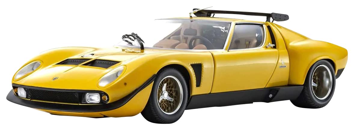

Kyosyo Original Lamborghini Miura SVR Finished Product 1/18 Yellow/Black