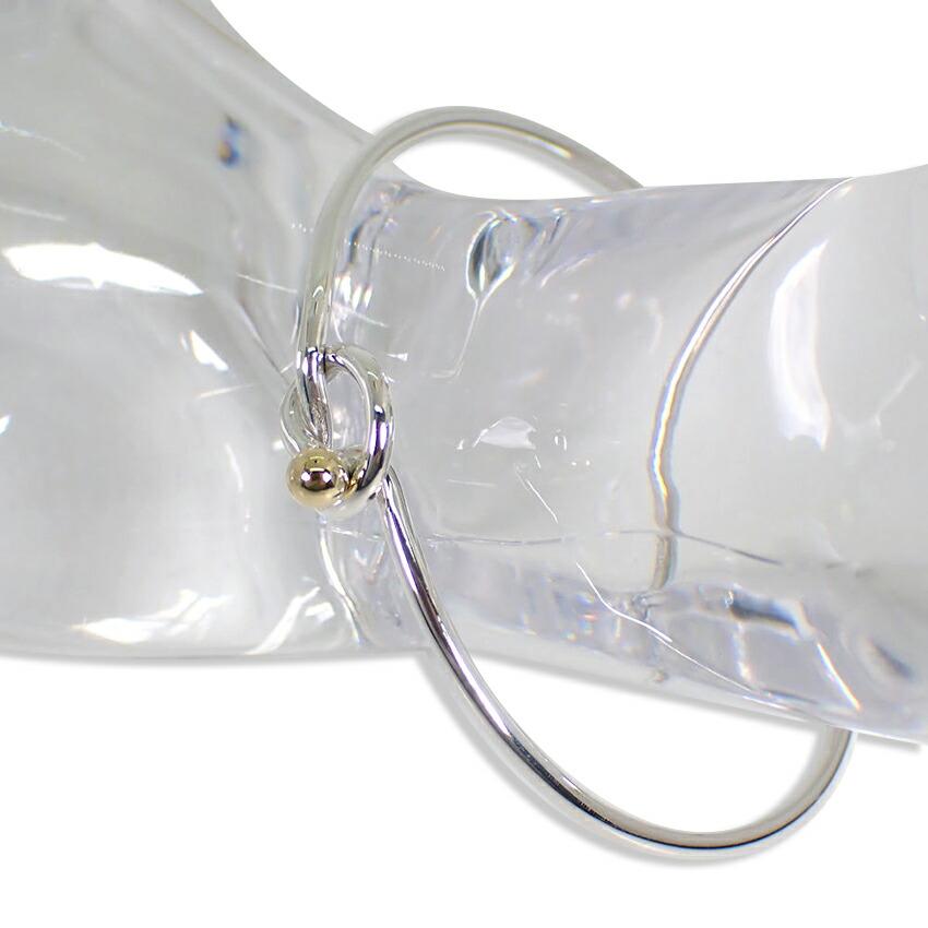 

[Б/у] Браслет TIFFANY/Tiffany 925/750 с комбинированным узором «любовный узел» [g266-13]
