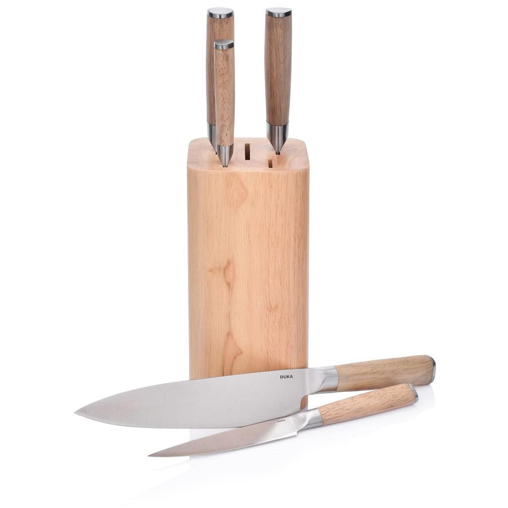 Professional Knife Set in Wooden Block, 5-Piece, SNITT DUKA