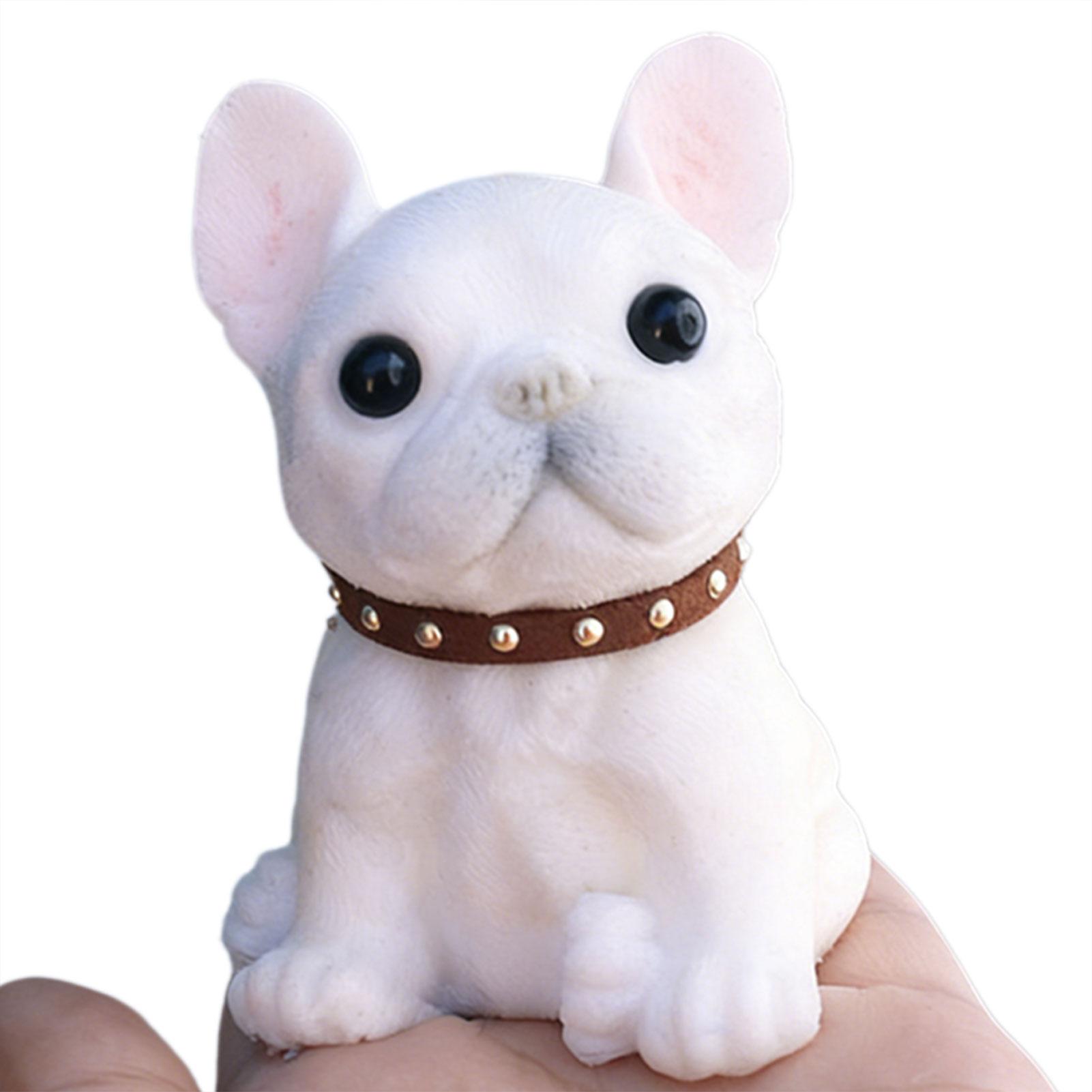 

Stress Relief Dog Squeeze Toy Realistic TPR Fidget Toy for Anxiety Soft Sensory Toy for Kids Teens Adults Mochi Squishy