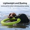 Soft Pull Ring Dog Toys Pet Flying Disk Training Ring Puppy Interactive Chewing Toy Outdoor Interactive Toy Dog Playing Supplies
