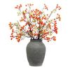 3pcs Artificial Plants Branch Orange Autumn Fruit Berries 70cm Foam Berry Plastic Fake Flower Home Ornaments Decoration