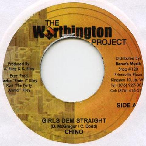 

7-дюймовая пластинка CHICO - Girls Dem Straight Worthington Pro 2005 Ямайка Регги, Ска и Даб