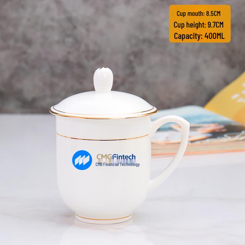 JHDZ Customizable Ceramic Business Tea Cup