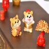 Animal Cute Statues Resin Tiger Micro Landscape Gardening DIY Accessories Little Tiger Sculpture Desktop Decoration