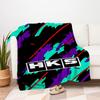 HKS Performance Parts - Enhance Your Ride!Blanket Flannel Throw Blanket for Sofa, Bed, Travel, Camping, Office, Couch, Chair, And Bed Gift f