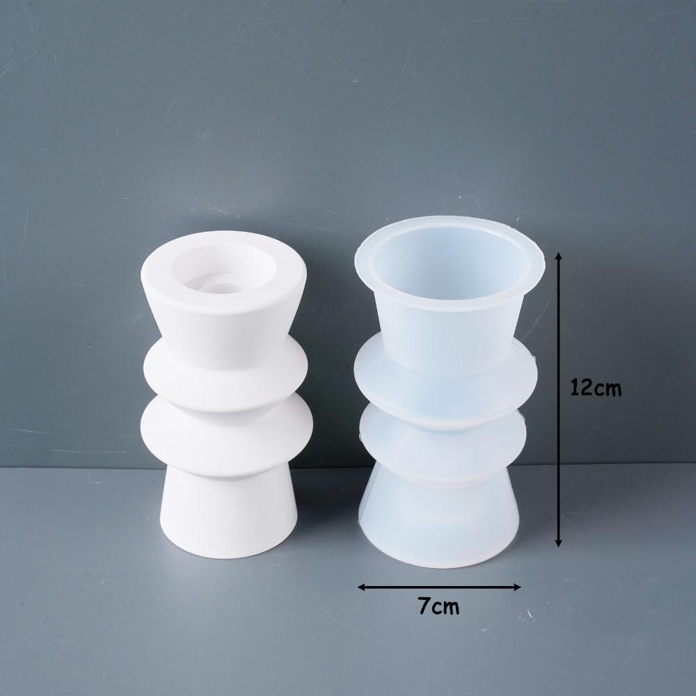 Minimalist Design Geometric Candlestick Mold Geometric Design DIY Craft Mold  Candle Making