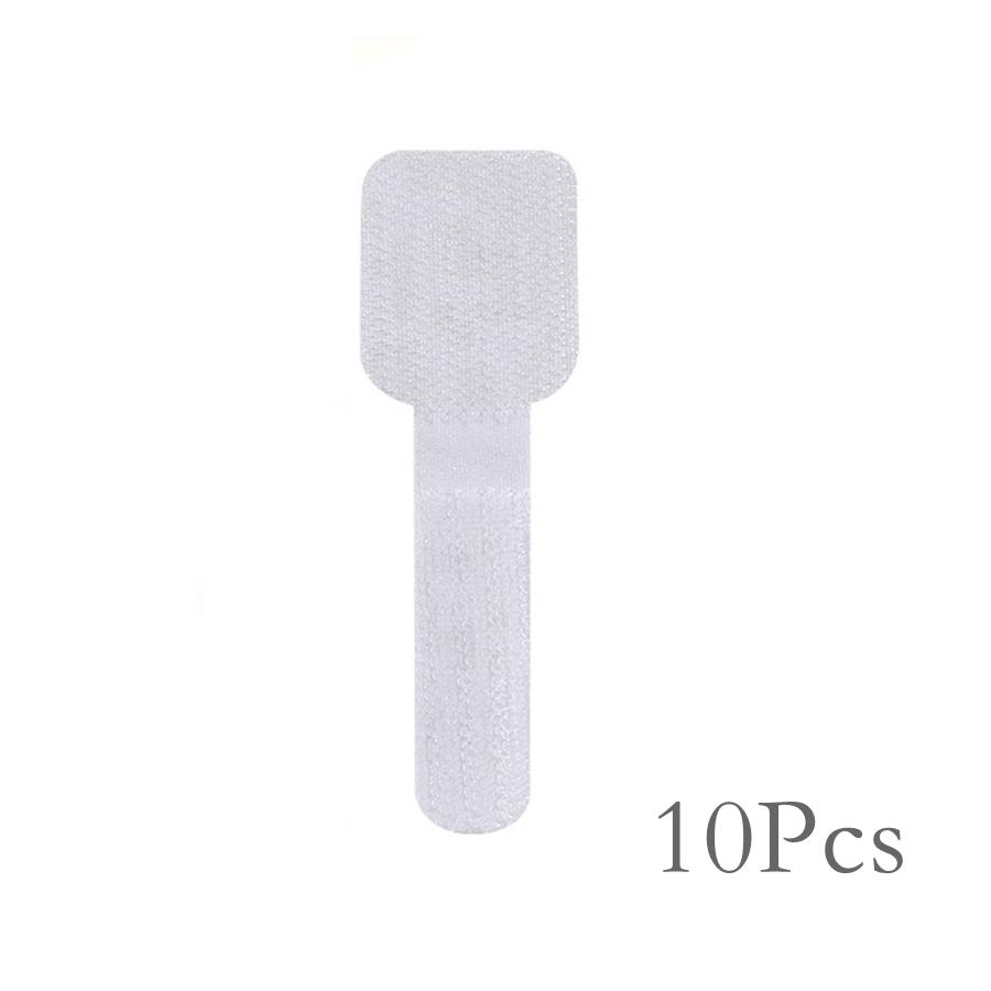 10/20Pcs Releasable Cable Organizer Ties Mouse Earphones Wire Management Nylon Cable Ties Reusable Loop Hoop Tape Straps Tie