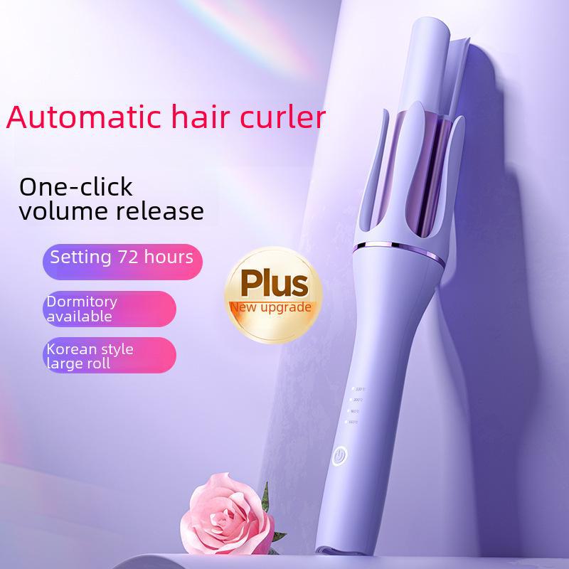 Dual-Use Automatic Hair Straightener & Curler with Wet/Dry Four-Temperature Settings 