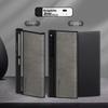 Huawei Mate XS2 Phone Case, Mate XS2 Protective Cover, Left And Right Folding Screen Anti-Scratch Anti-Drop Leather Casen, Hard Outer Graphite Gray