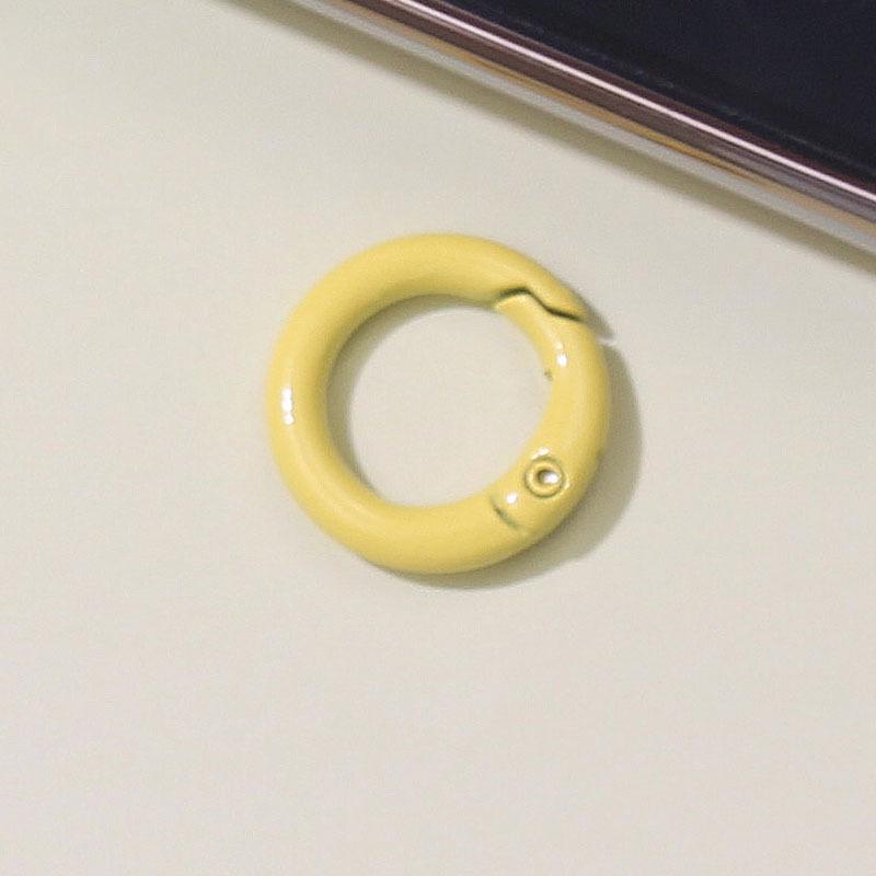 25mm Colored Spring Coil Metal Lobster Clasp for DIY Jewelry, Phone Cases, Hardware, Hanging Buckle, Keychains