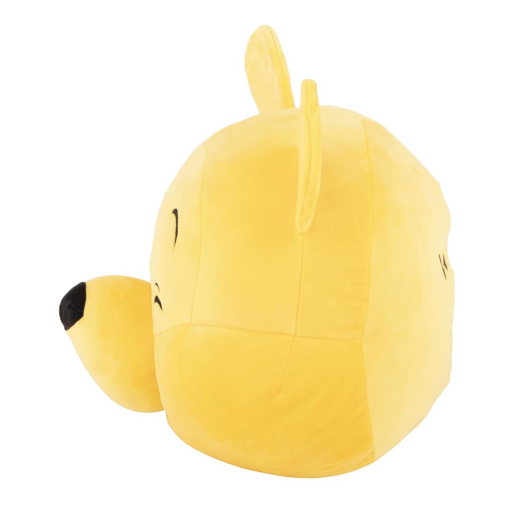 MORIPiLO Winnie Puuh Plüsch Körperkissen, ca.. 36x37cm (3D Gesichtskissen), Süßes Spielzeug, Geschenk, Disney, Gelb, 428142
