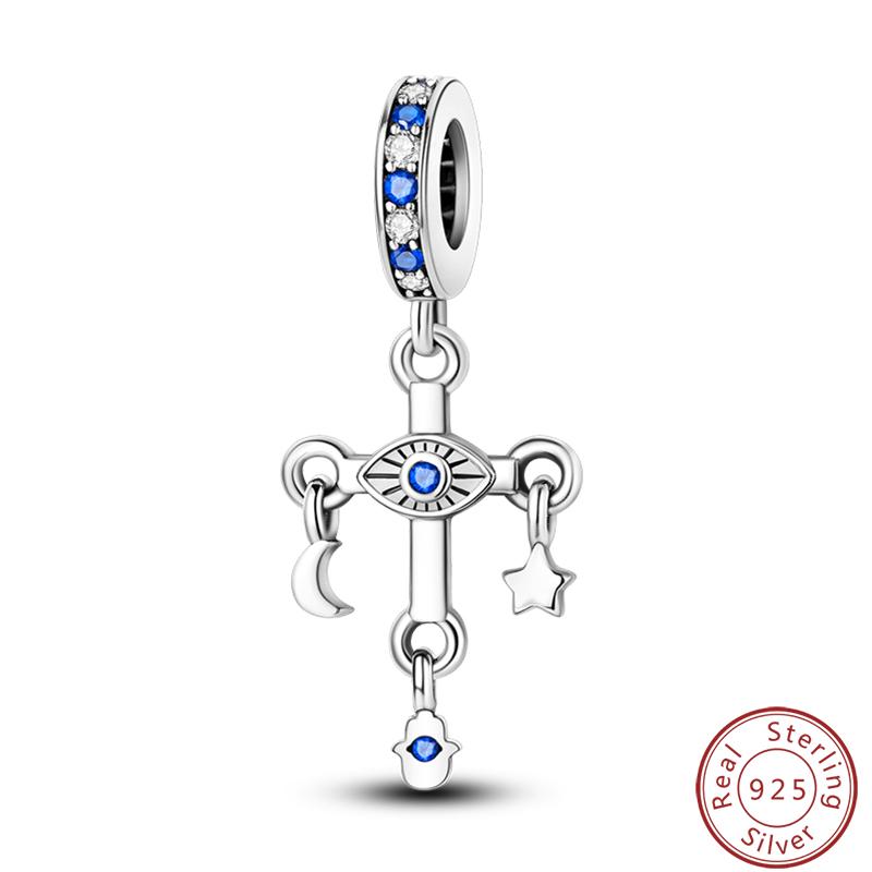 100% Copper Cross Bible Pigeon Wings Sacred Blessings Charms Beads 3Mm Diy Fine Jewelry