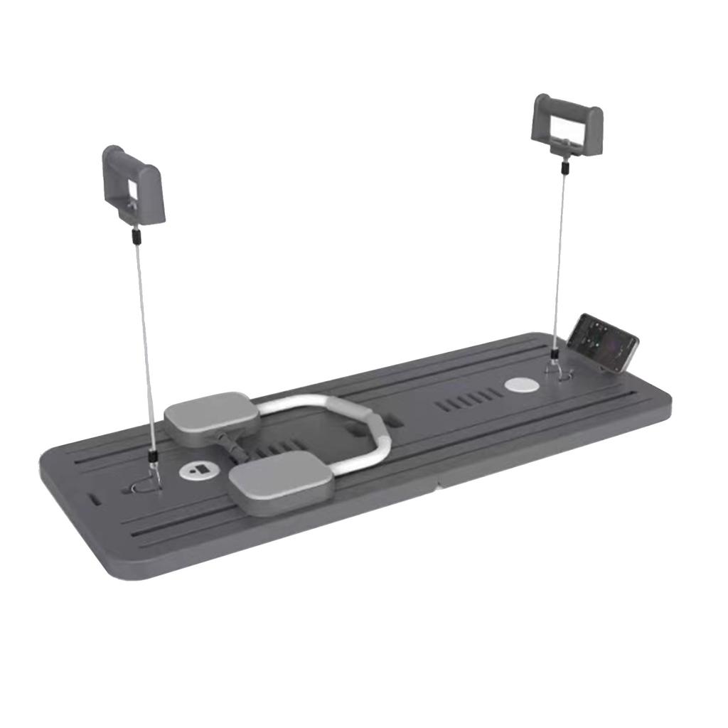 Prancha de Flexão Roda Abdominal Roda 4 em 1 Multifuncional Equipamento de Treino Abdominal Treino de Força do Core com