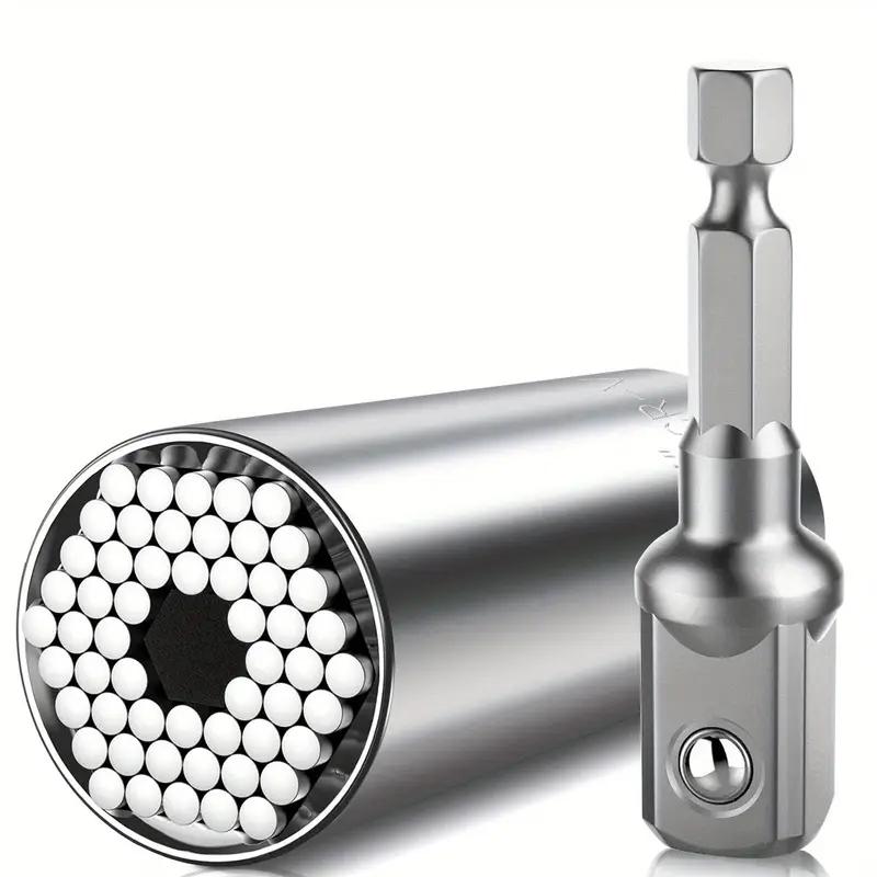 Universal socket wrench set 7-19mm multifunctional universal electric socket tool quick ratchet wrench with 3/8 connecting rod.