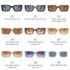  Fashion Square Women Luxury Sunglasses Retro Rivets Men Candy Color Shades UV400 Sun Glasses