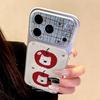 Apple Stripe West Highland Suitable for Iphone16promax Apple 17 Electroplating Windows Epoxy Double Stick Mobile Phone Case