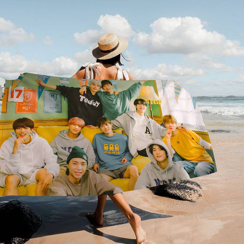 Boy Band N-NCT Big Microfiber Beach Towels Quick Dry Towel Sand Beach Towels Pool Towel For Travel Swim Pool Yoga
