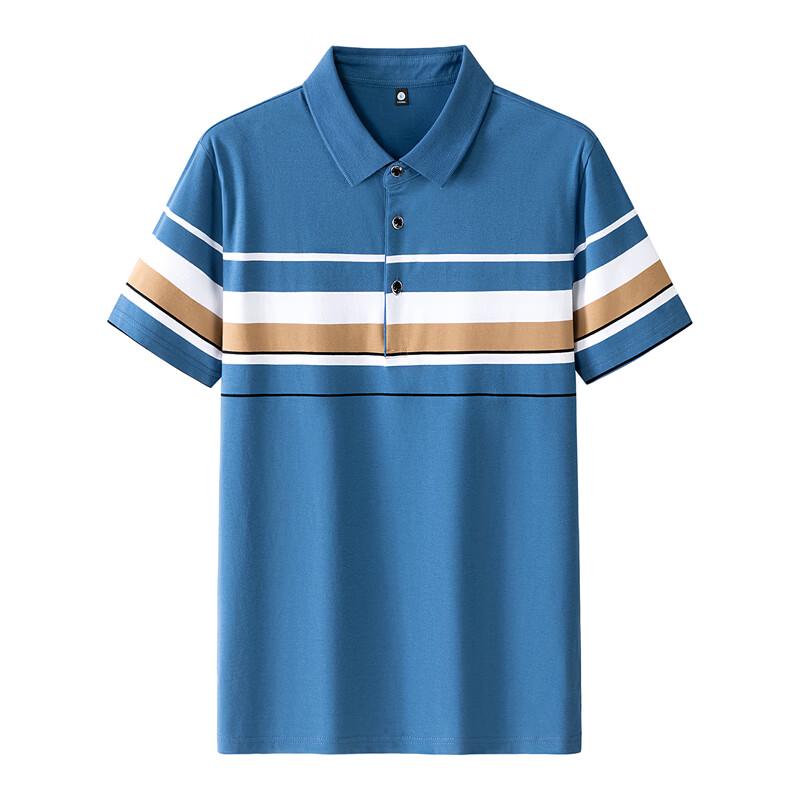 

WRPCE Men s Business Casual Short-Sleeve Polo Shirt L