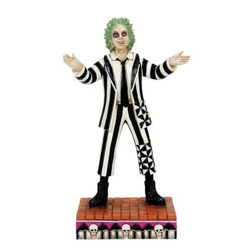Классическая стоячая фигурка Enesco Beetlejuice от Jim Shore, 7,01 дюйма, многоцветная