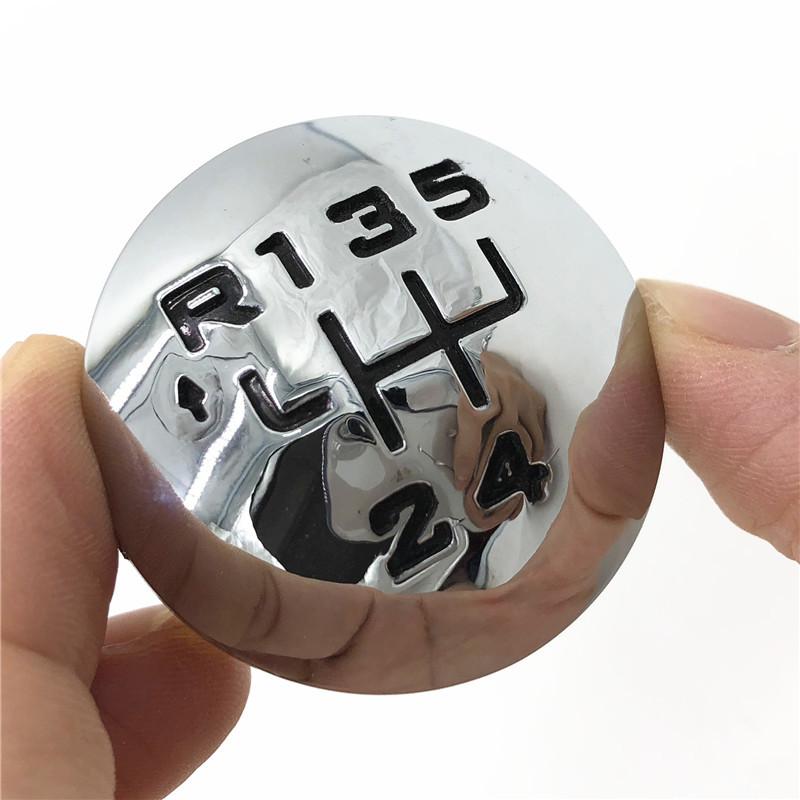 5/6 Speed Gear Shift Knob Emblem Cover Cap For PEUGEOT 307 308 3008 407 5008 PARTNER B9 TEPEE for Citron C3 (A51) C4 Picasso C8
