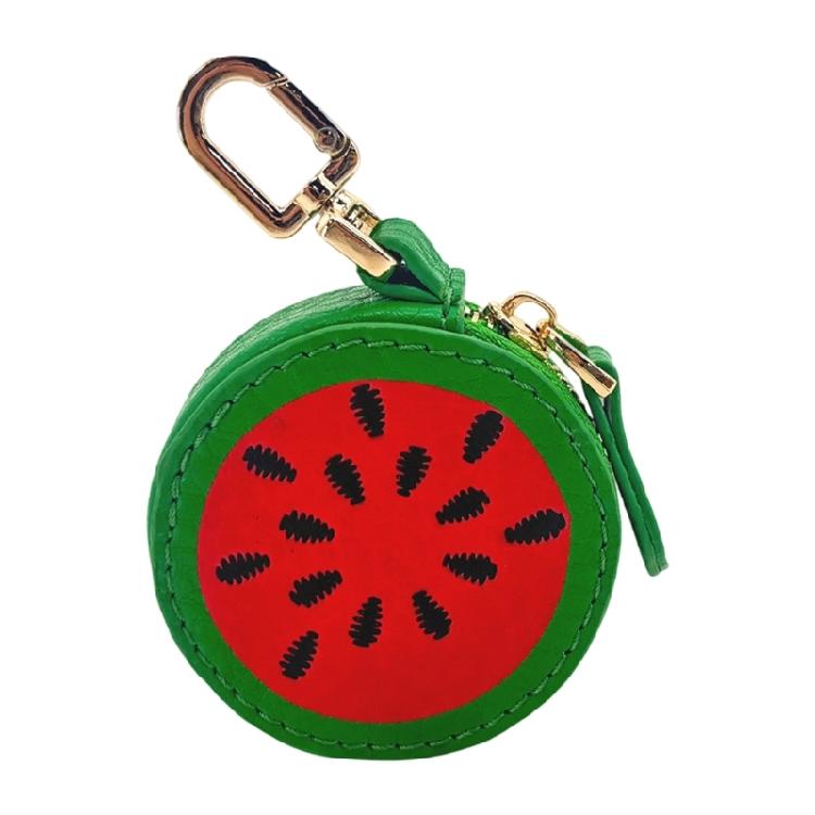 

Fashion Fruit Shape Coin Pouches With Metal Carabiner Clip Portable Party Decoration Travel Essential