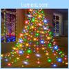 Christmas Led Ring Topper Light With Power For Holiday Tree Decoration