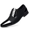 2023 New Men's Business Dress Shoes Casual Pointed Toe Wedding Shoes