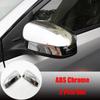 For Citroen C1 2014 2015 2016 2017 2018 ABS Side Door Rear View Mirror Cover Trim Shell Cap Chrome Exterior Styling Accessories