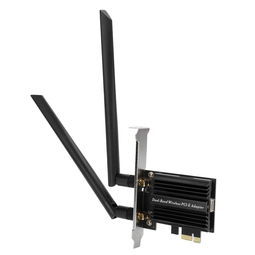 Network Card Desktop Dual Band Adapter with 8DB Antenna Extension Cable AX3000 PCIE