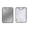 316 Stainless Steel Cutting Board With Anti-Slip Edge Dual-Sided Antibacterial Kitchen Chopping Fruits Vegetables