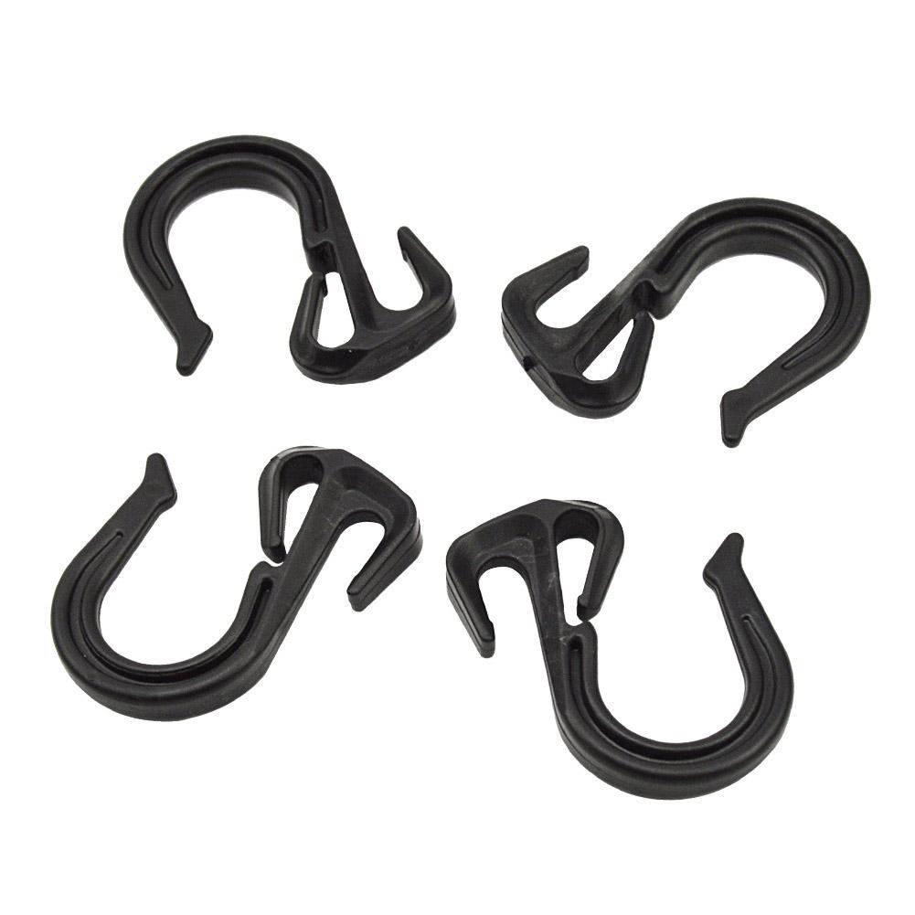 Deck Cargo Bungee Net Elastic Mesh & Lashing Hooks Kayak rigging for Canoe Marine Boat Kayak