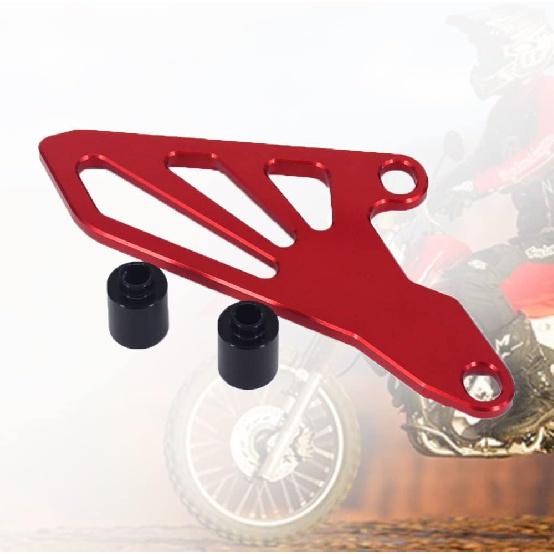 Rear Brake Disc Guard+Front Sprocket Cover Guard Protector CNC for CR250R 2002-2007 / CRF250R 2004-2009 / CRF250X 2004-2017