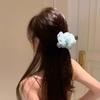 Ponytail Holder Rose Hair Rope Hair Tie Elastic Hair Band Cute Mesh Flower Hair Band  Female
