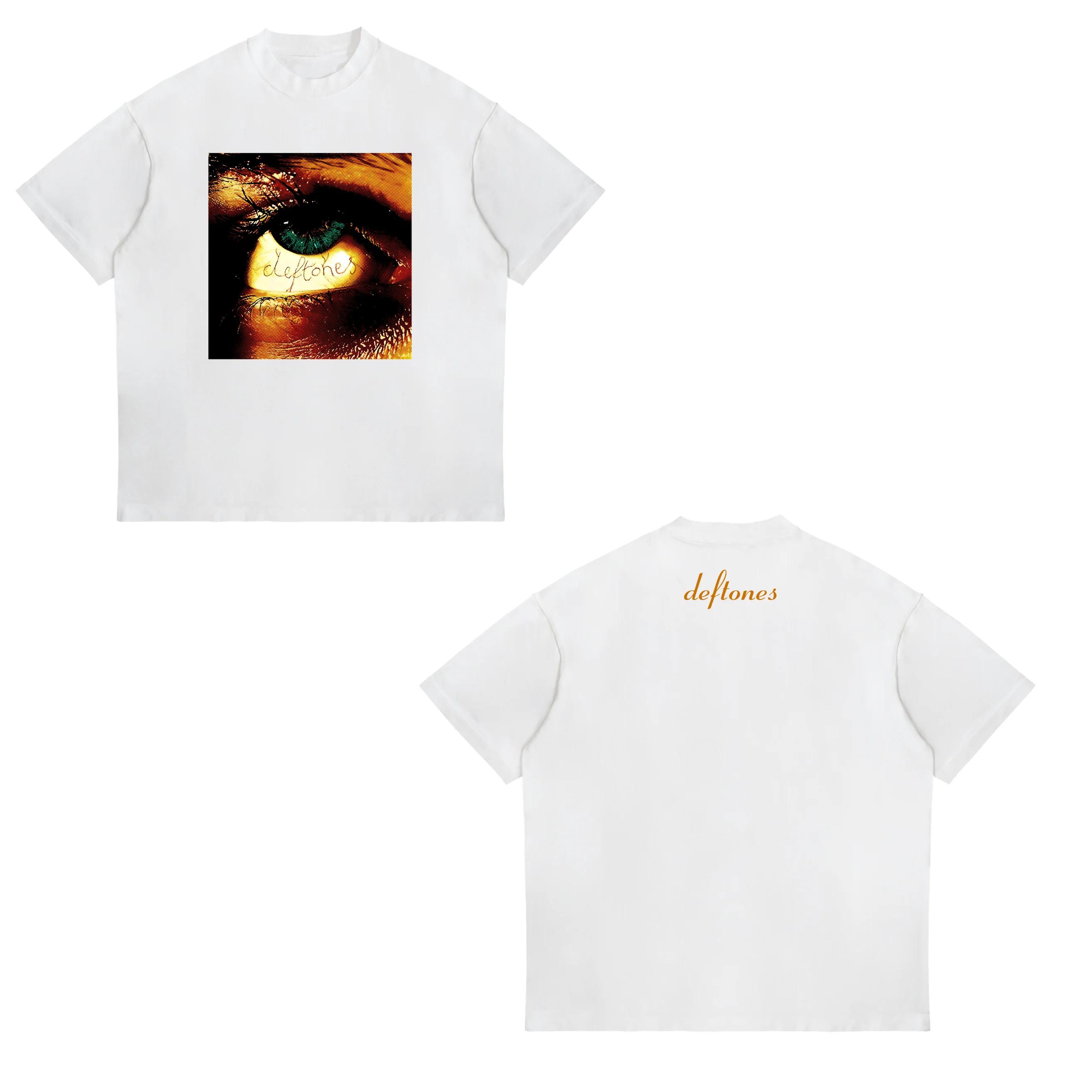 

2026 Deftones Around The Fur Unisex Women Printed TShirt Black Band Unisex Cotton Summer Street Harajuku T Shirts M