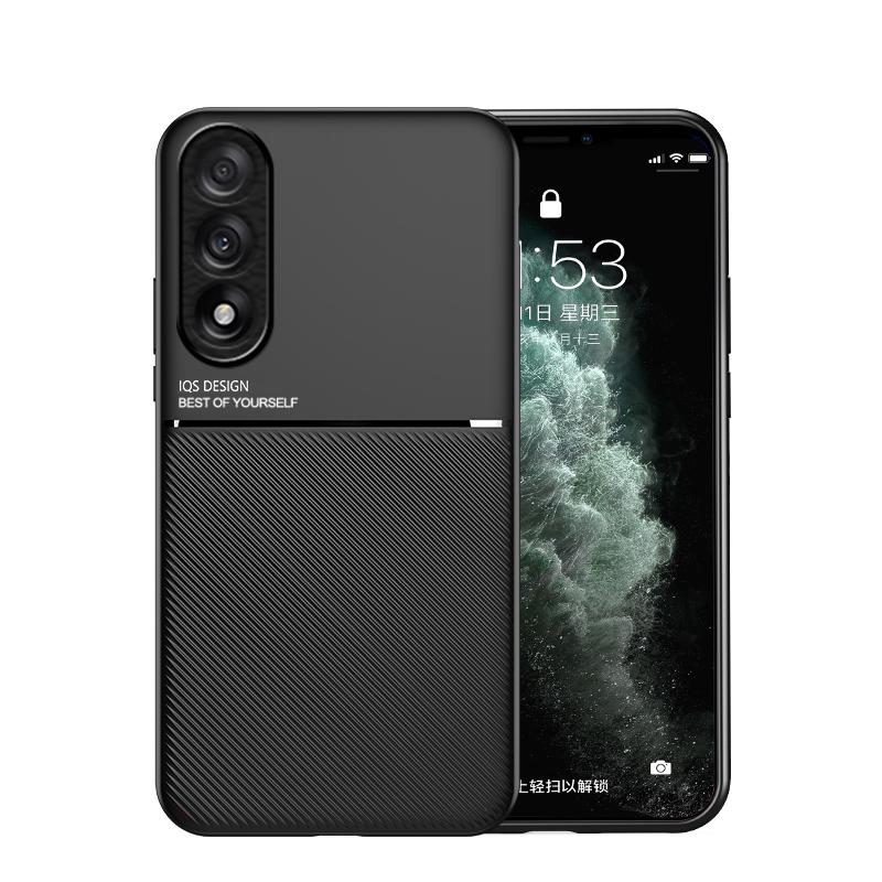 Non-Slip Texture Shockproof Case For OnePlus Nord 5 Ace5 Ultra Soft TPU Frame PU Leather Plastic Magnetic Phone Cover Fundas