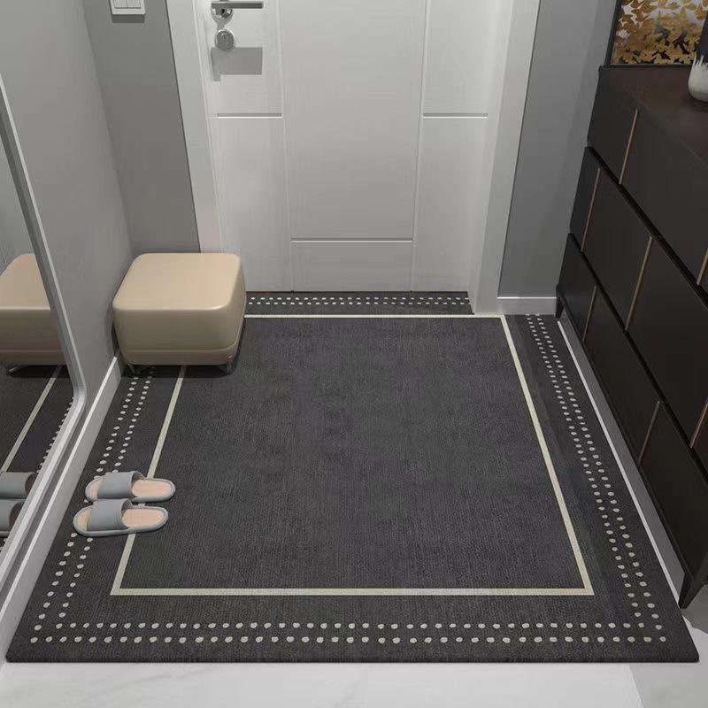 Luxury Printed Entrance Doormat: Dirt-Resistant Household Foyer Pad