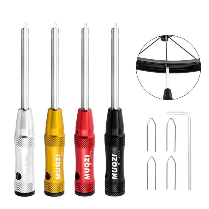 Bike Wheel Spoke Nipple Key Bicycles Installation Nipple Wrench Maintenance Set Mountain Road Fold Bike Spoke Cap Tool